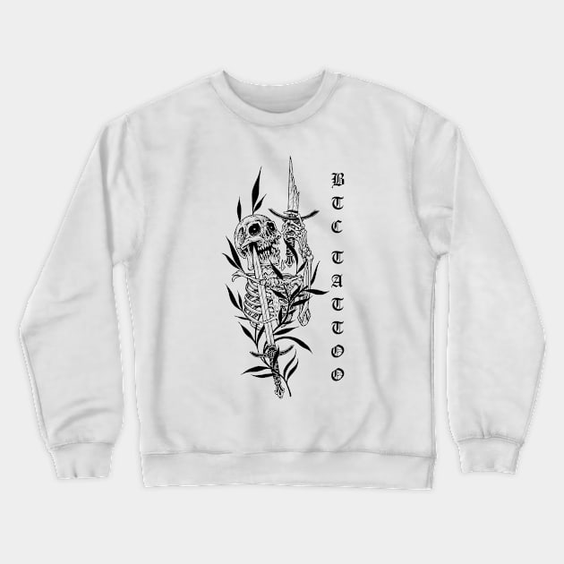 Skull & Swords Crewneck Sweatshirt by btcillustration